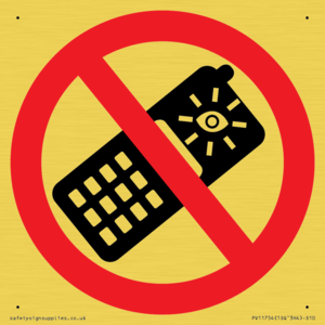 P910 Prohibition: No camera phones